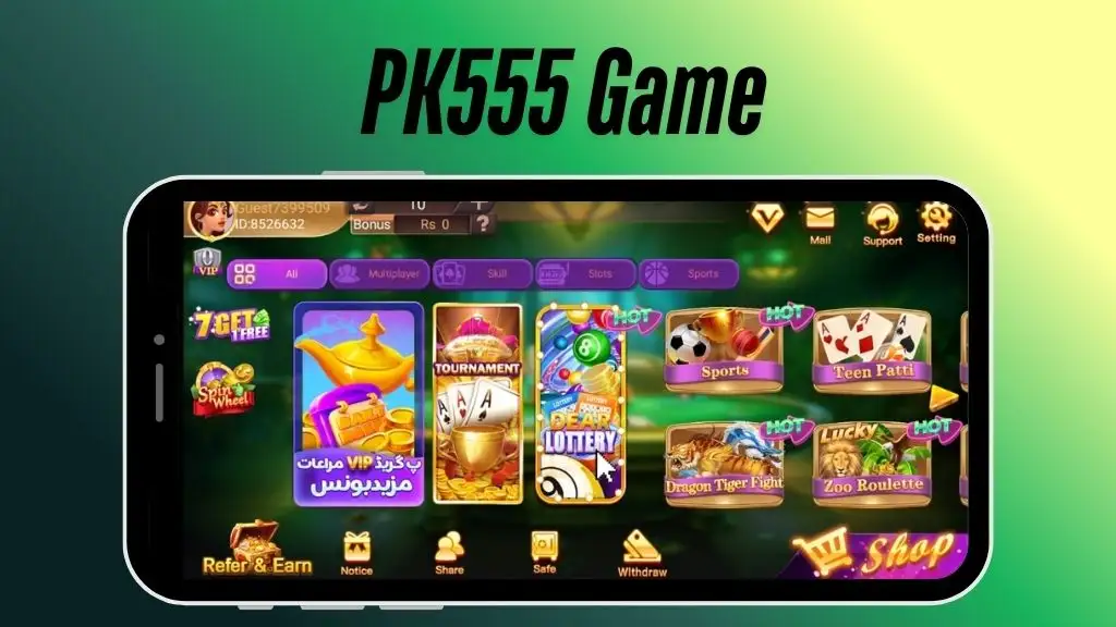 PK555 Real Money Casino App in Pakistan